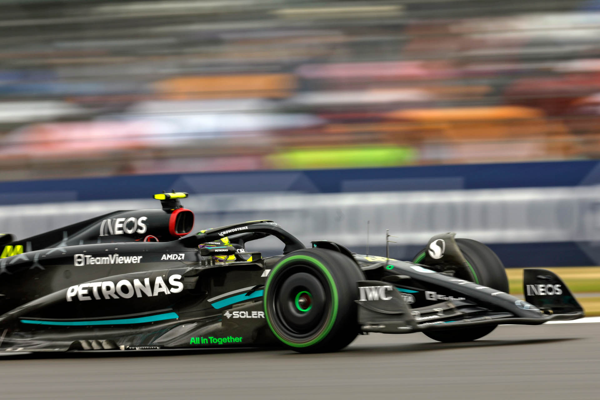 2023 F1 Silverstone - Mercedes - szombat04