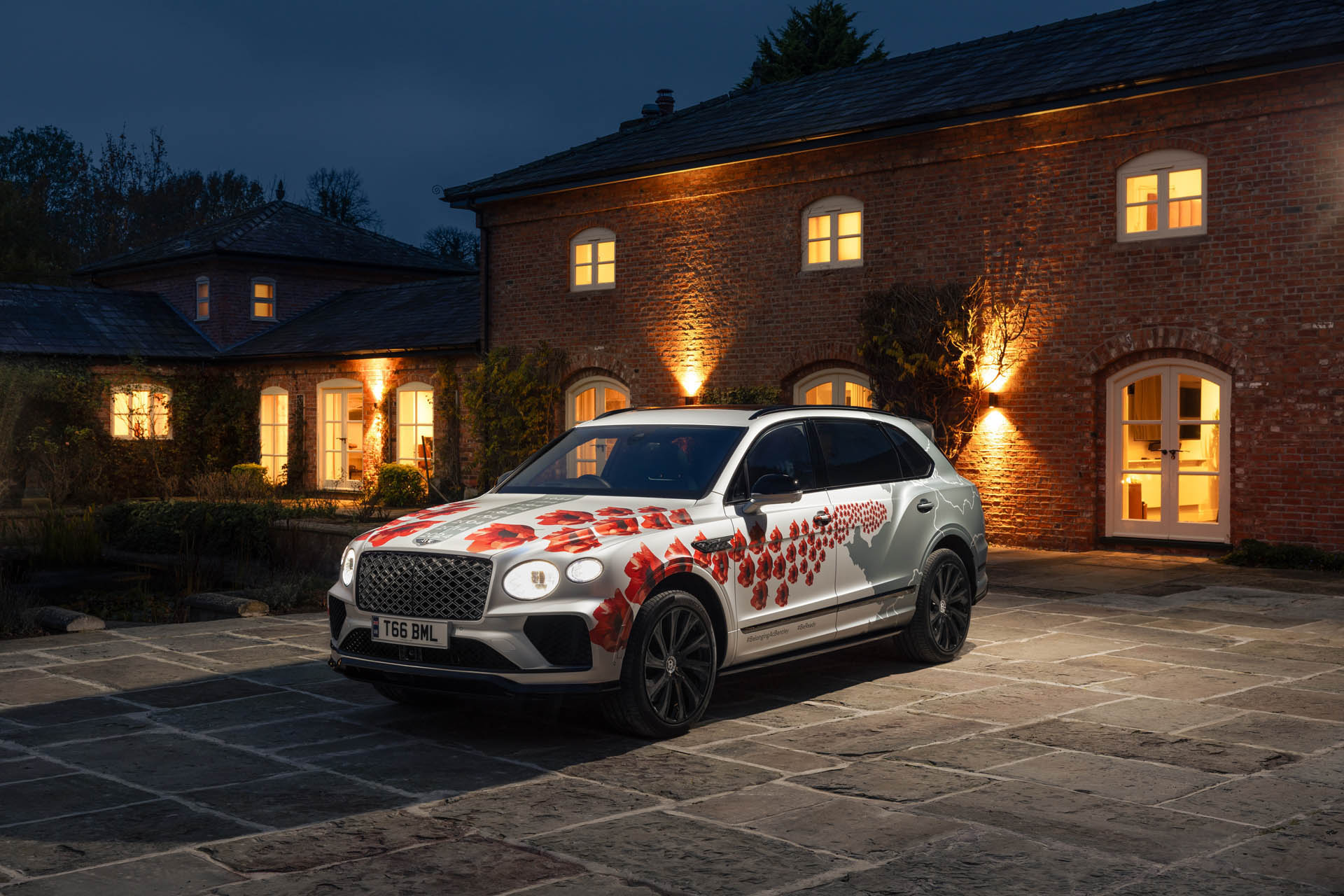Bentley - Remembrance Day - Poppy Car 2024 01