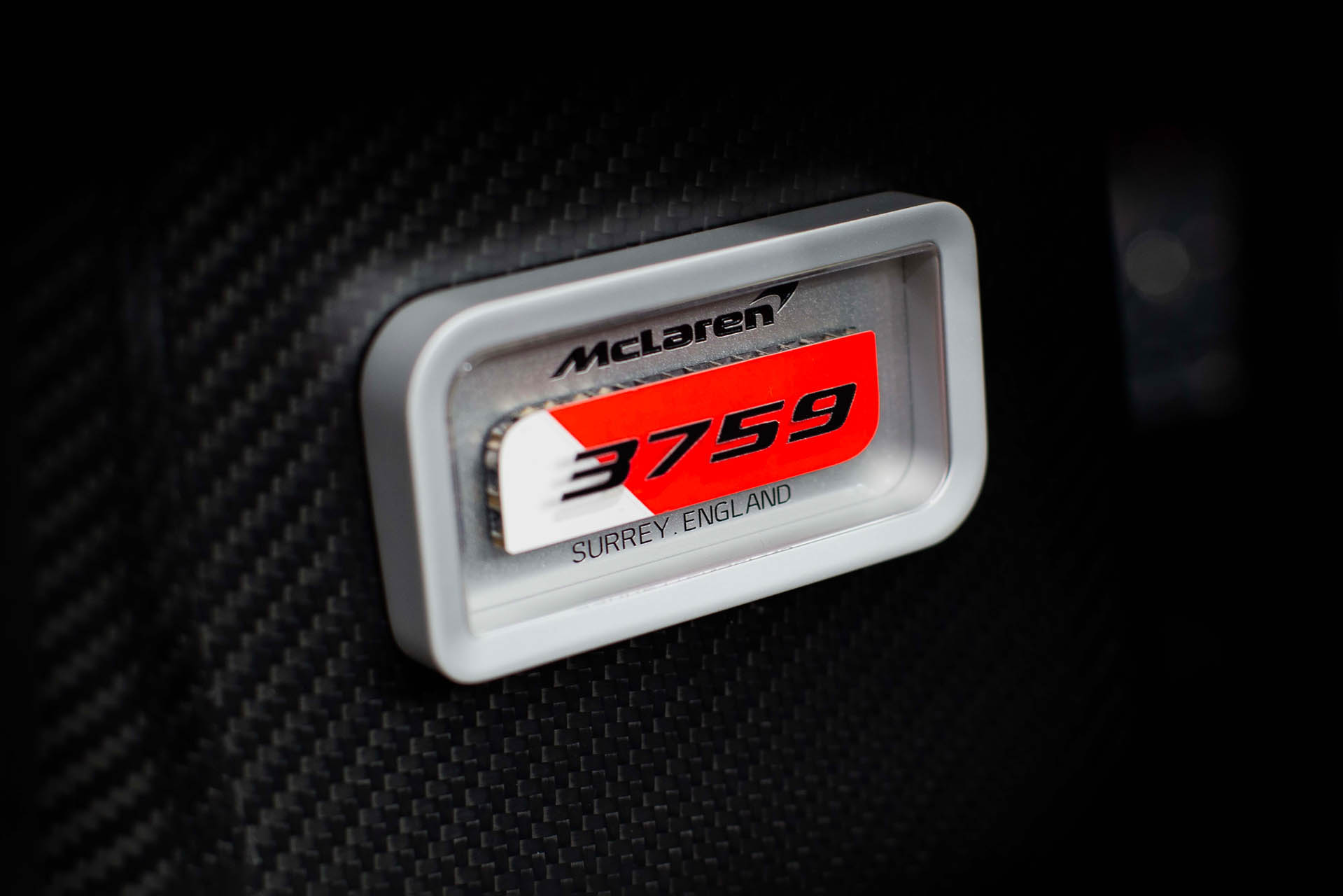McLaren TripleCrown ArtCar DedicationPlaque