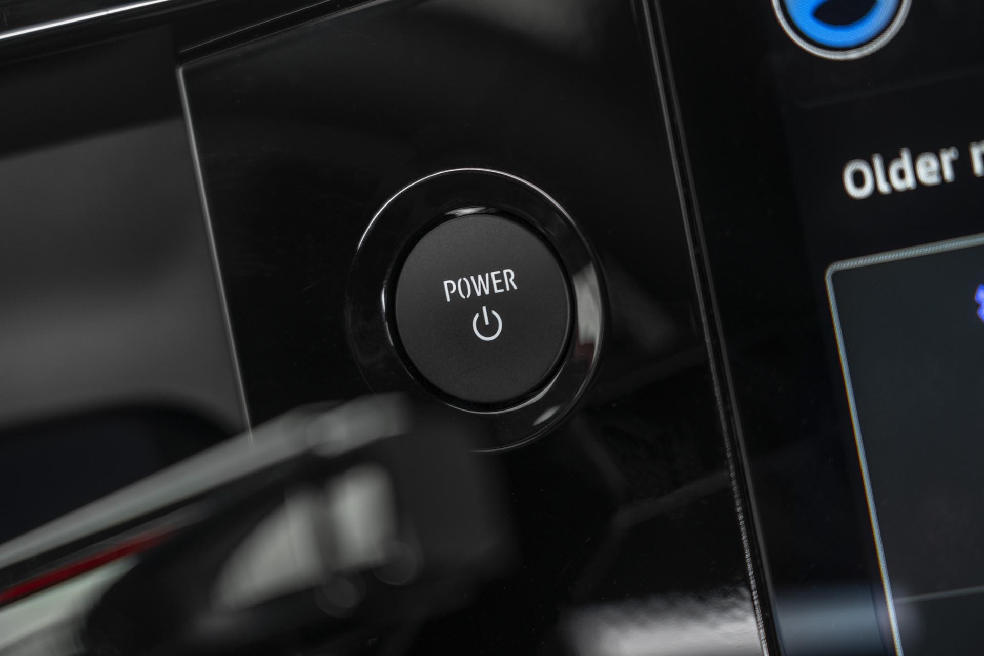 detailed shot of POWER button