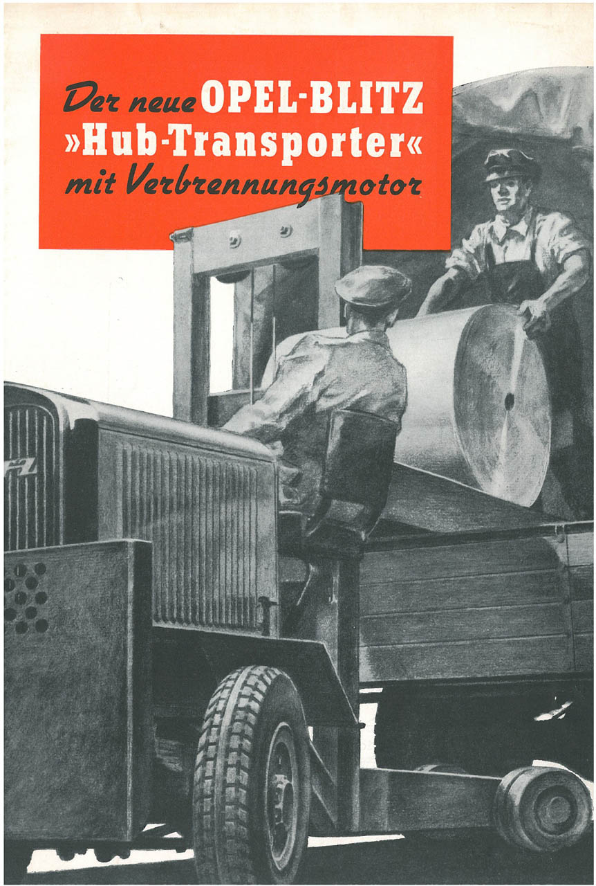 opel blitz hubtransporter