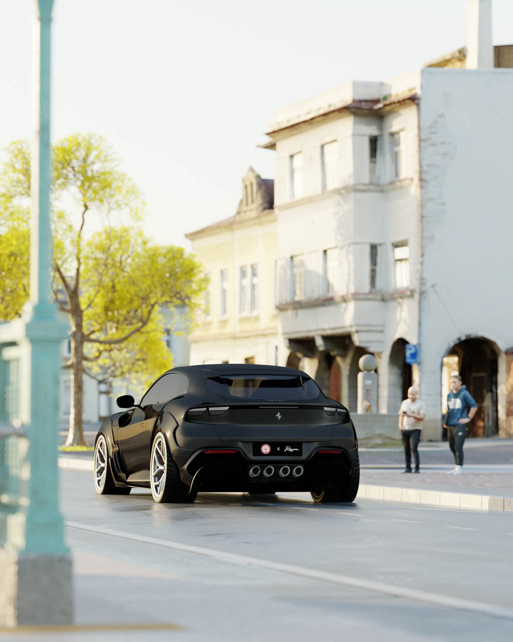 POGEA RACING Purosangue Widebody City Schwarz