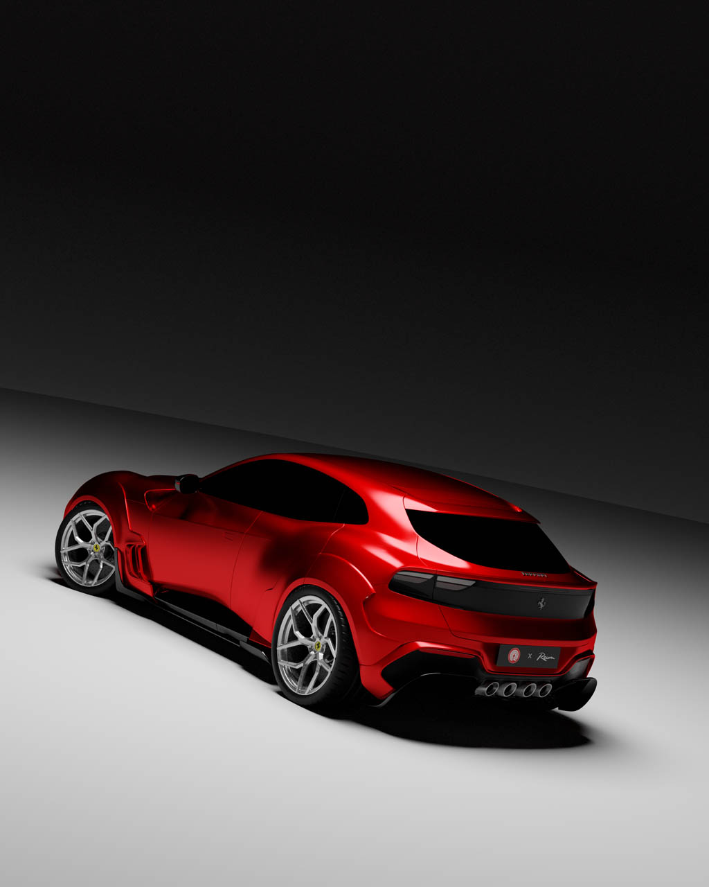 POGEA RACING Purosangue Widebody Studio rot 2