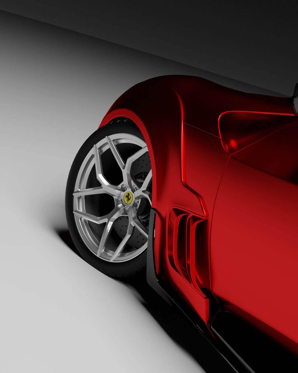 POGEA RACING Purosangue Widebody Studio rot 5
