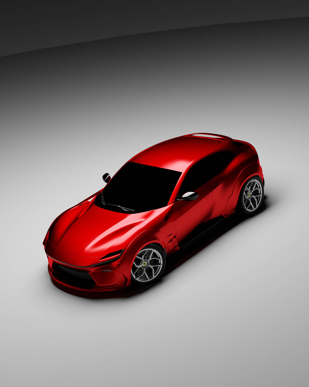 POGEA RACING Purosangue Widebody Studio rot 9