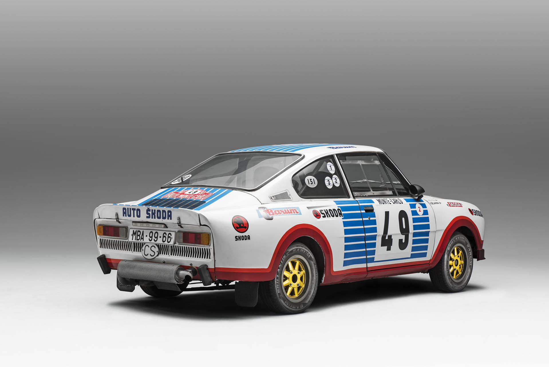 Skoda 130 RS Rally Monte Carlo 08