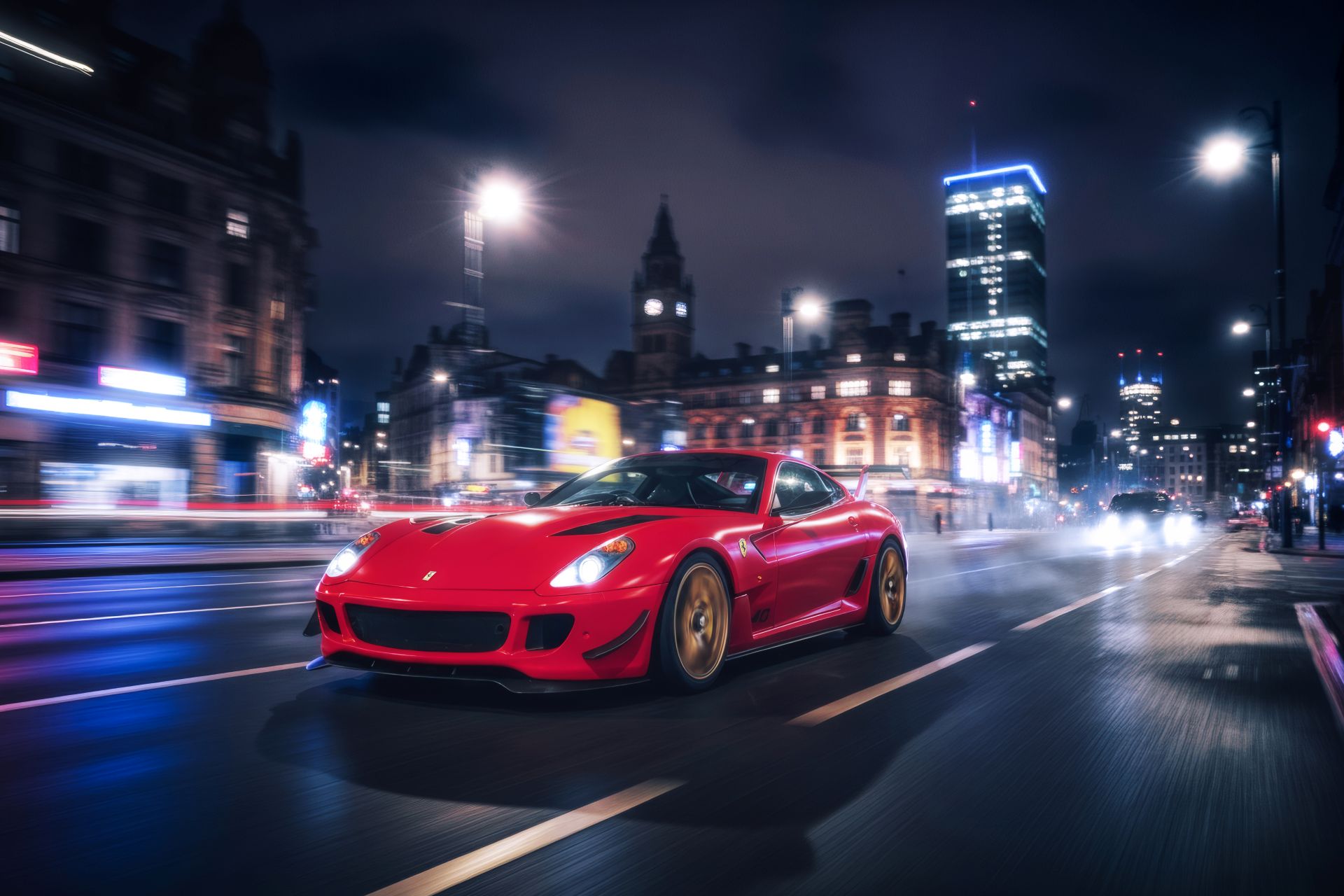 TALOS Ferrari XXT night action