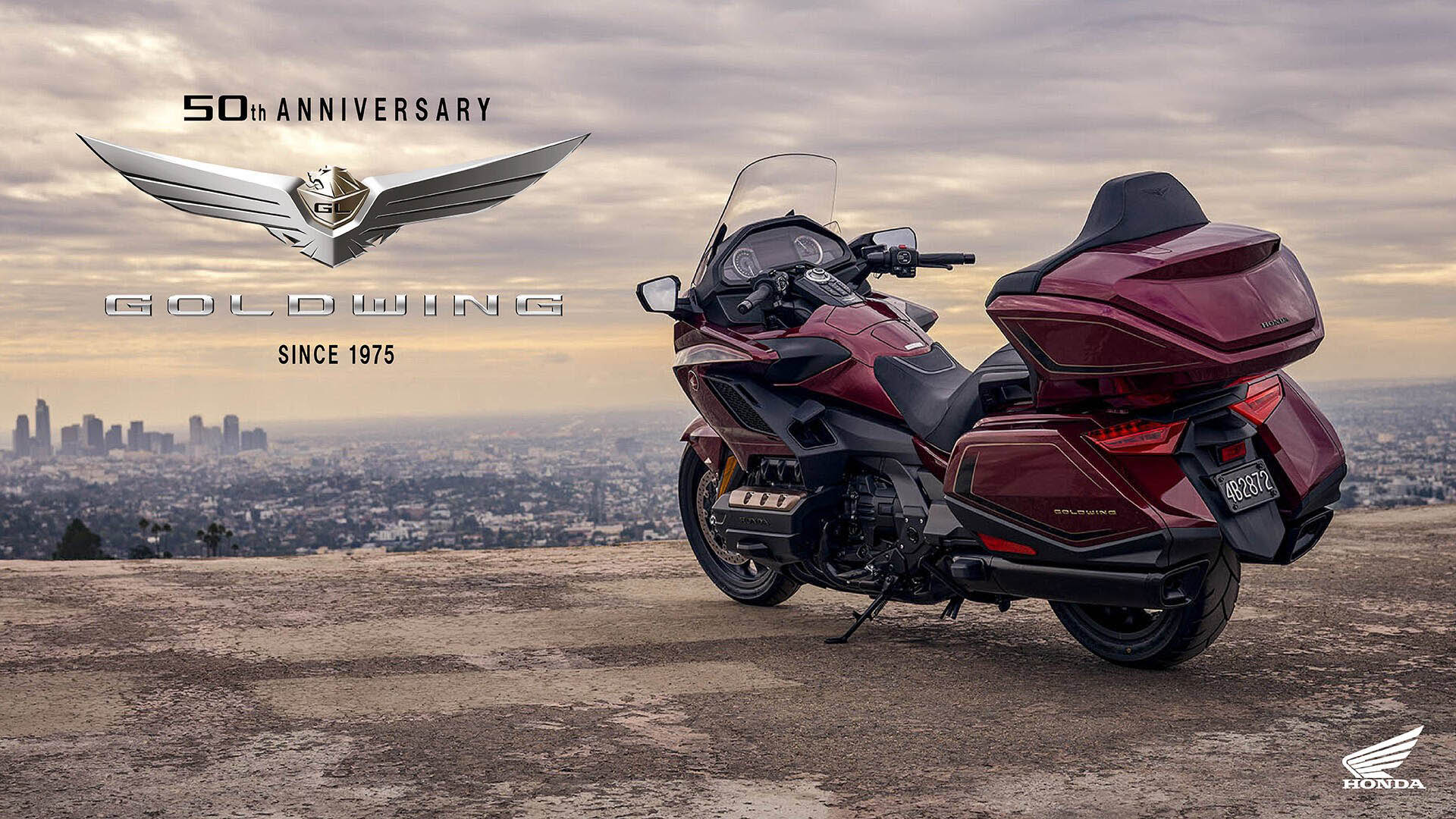 527607 25YM Honda GL1800 Gold Wing and Gold Wing Tour models celebrate half a