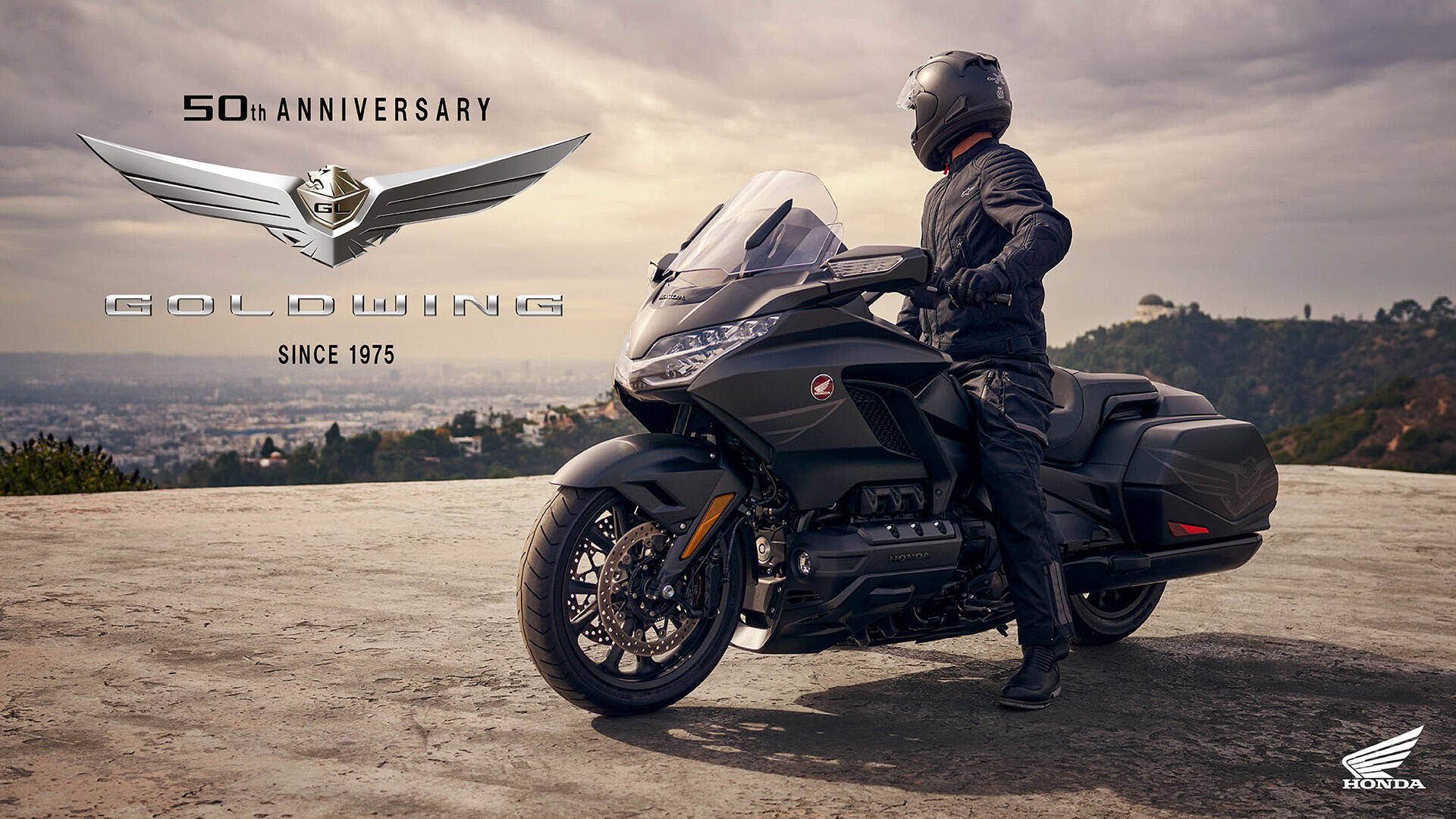 527609 25YM Honda GL1800 Gold Wing and Gold Wing Tour models celebrate half a