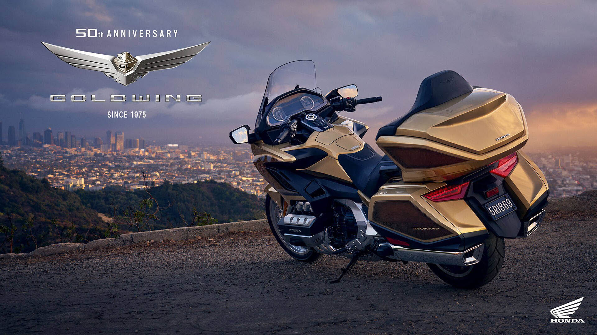 527612 25YM Honda GL1800 Gold Wing and Gold Wing Tour models celebrate half a